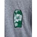 Camisetas bordada hawaiana: bodyboard