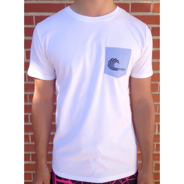 Camiseta Rollback Surf Shop Blanca